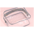 Transparent Portable PVC Cosmetic Bags Clear Wholesale Manufacturer Zipper Custom Cosmetic Bag